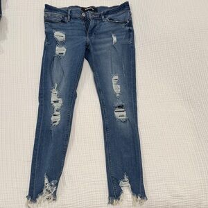 Express mid rise ankle legging jean